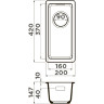 Мойка OMOIKIRI KATA 20-U-CA Artgranit/карамель 4993371