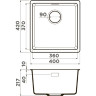 Мойка OMOIKIRI KATA 40-U-DC Artgranit/темный шоколад 4993395