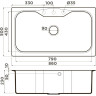 Мойка OMOIKIRI MARU 86-DC Tetogranit/темный шоколад 4993214
